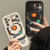 Space Astronaut Painted Phone Case For Samsung Galaxy Jump 3 Quantum 4 Wide 6 4 A55 F54 M54 A54 Silicone Anti Drop Soft Cover