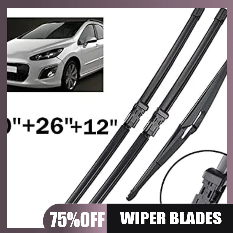

Suitable for Peugeot 308 308SW SW 2007-2013 front and rear windshield wiper wiper blades