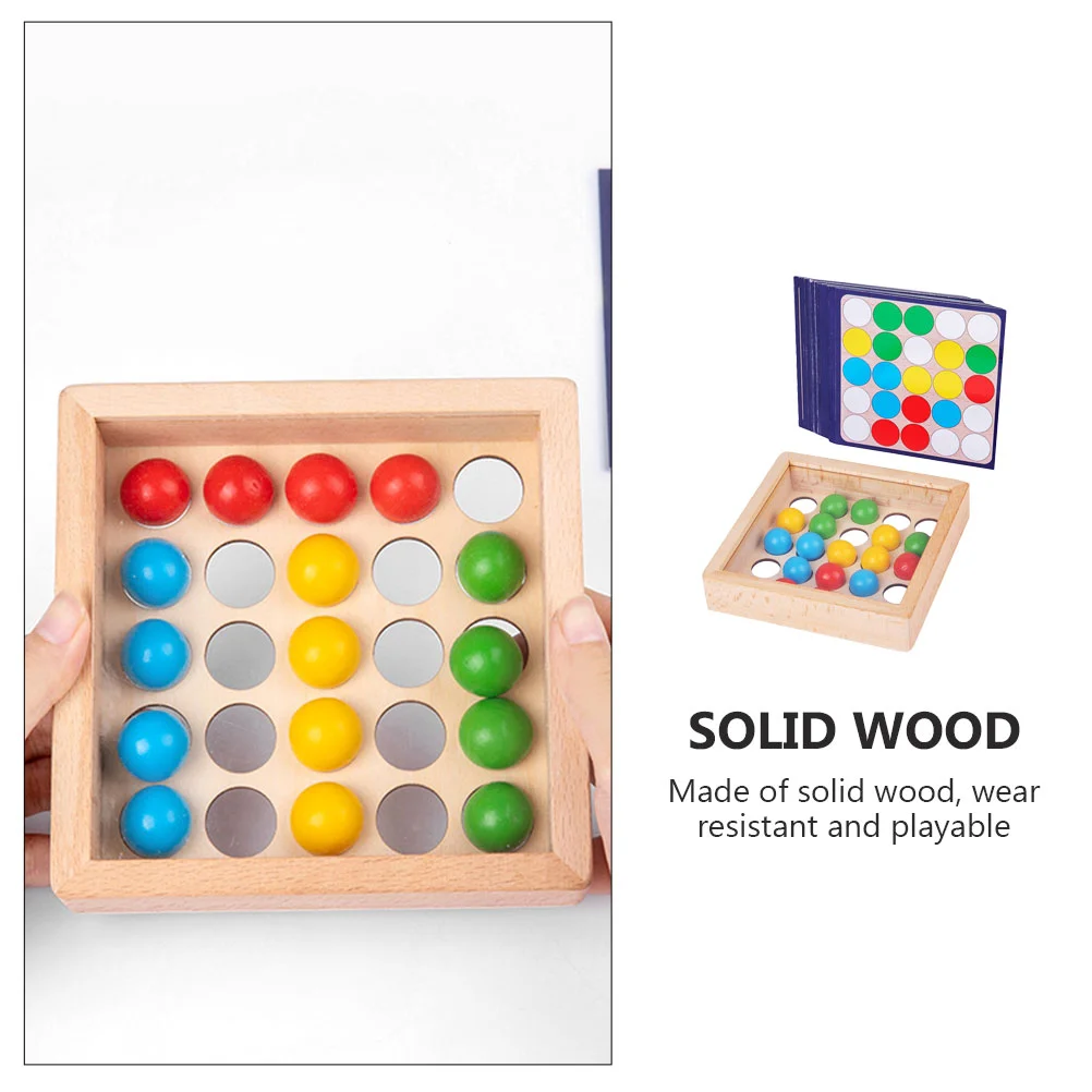 Puzzle Gebäude Spielzeug Kinder Denkaufgabe Spiele Ball Holz Rollperlen Vorschule Puzzles Kinder