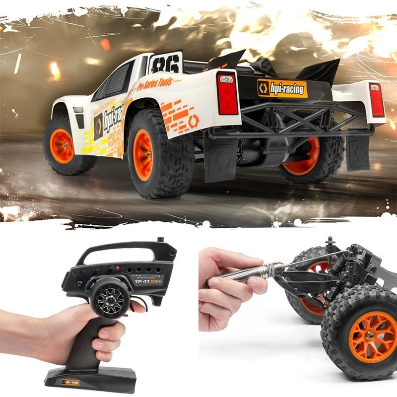 HPI Jumpshot SC Flux remote control electric brushless 1/10 two-wheel drive short truck off-road vehicle