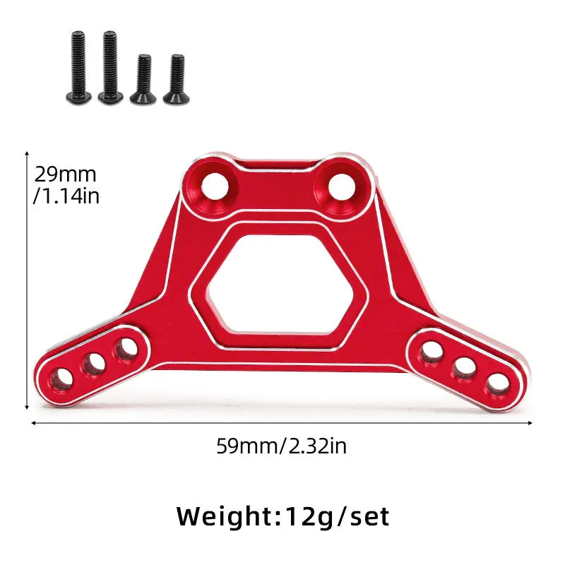 Metal RC Car Front Shock Absorber Bracket #10538 for 1/10 TRAXXAS 4-TEC DRIFT FORD MUSTANG Upgrade Parts