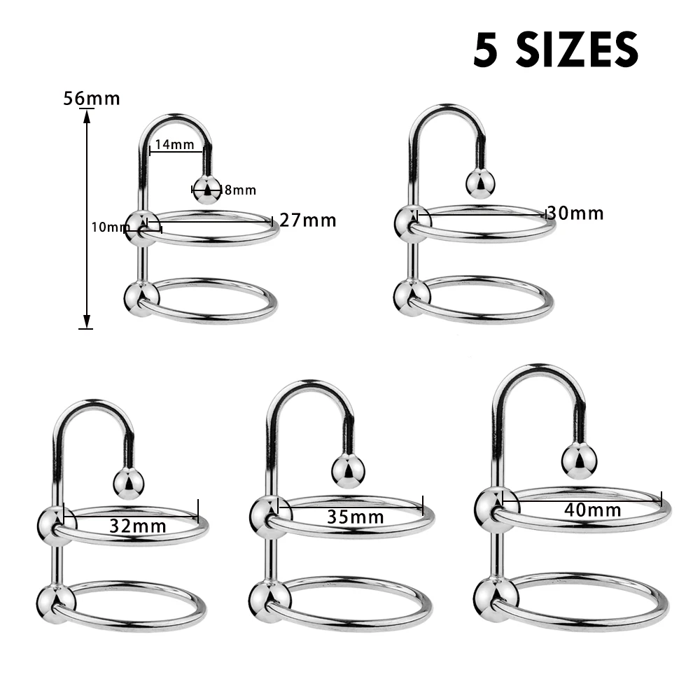 Metal Glans Urethra Dilators Penis Ring Urethral Stimulator Catheter Chastity Cage Cock Ring Sex Toys For Men Delay Ejaculation