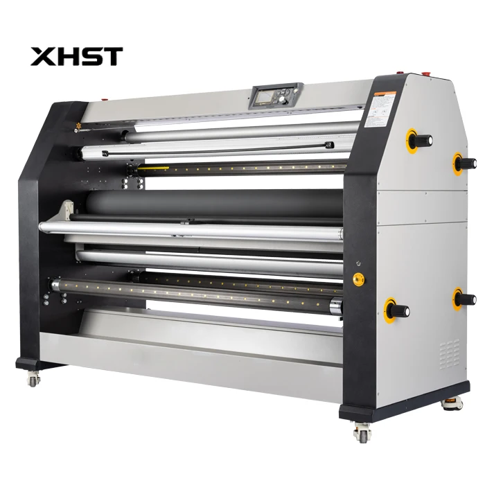 LF1700-F1 Auto High Speed Automatic Wide Format Vinyl Applicator No Bubbles Roll To Roll Laminator