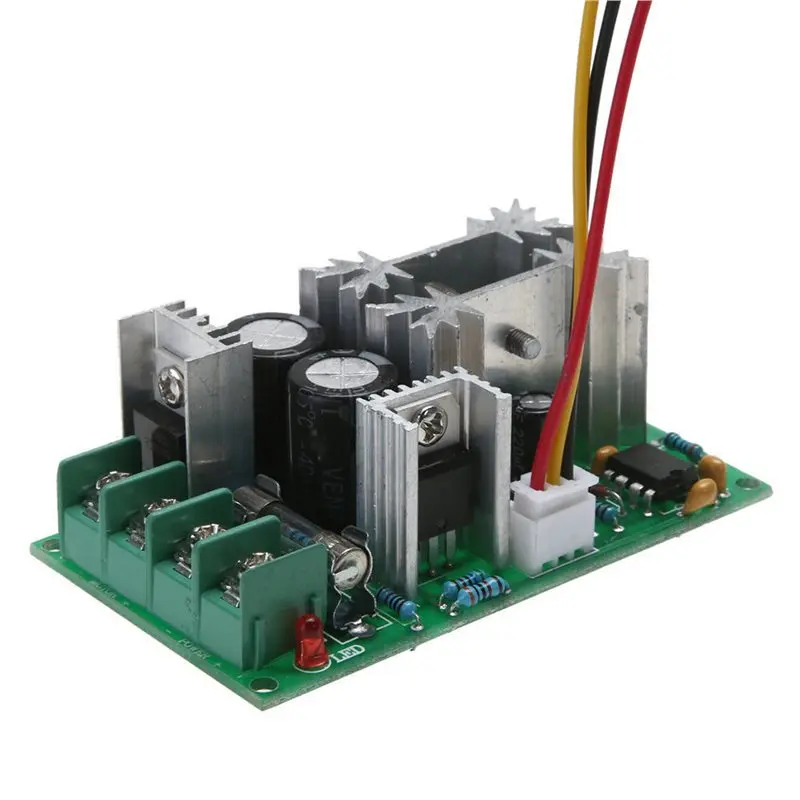 VOFUN-10X 20A PWM DC Motor Speed Controller 12V 24V 36V 48V With Potentiometer Knob Switch