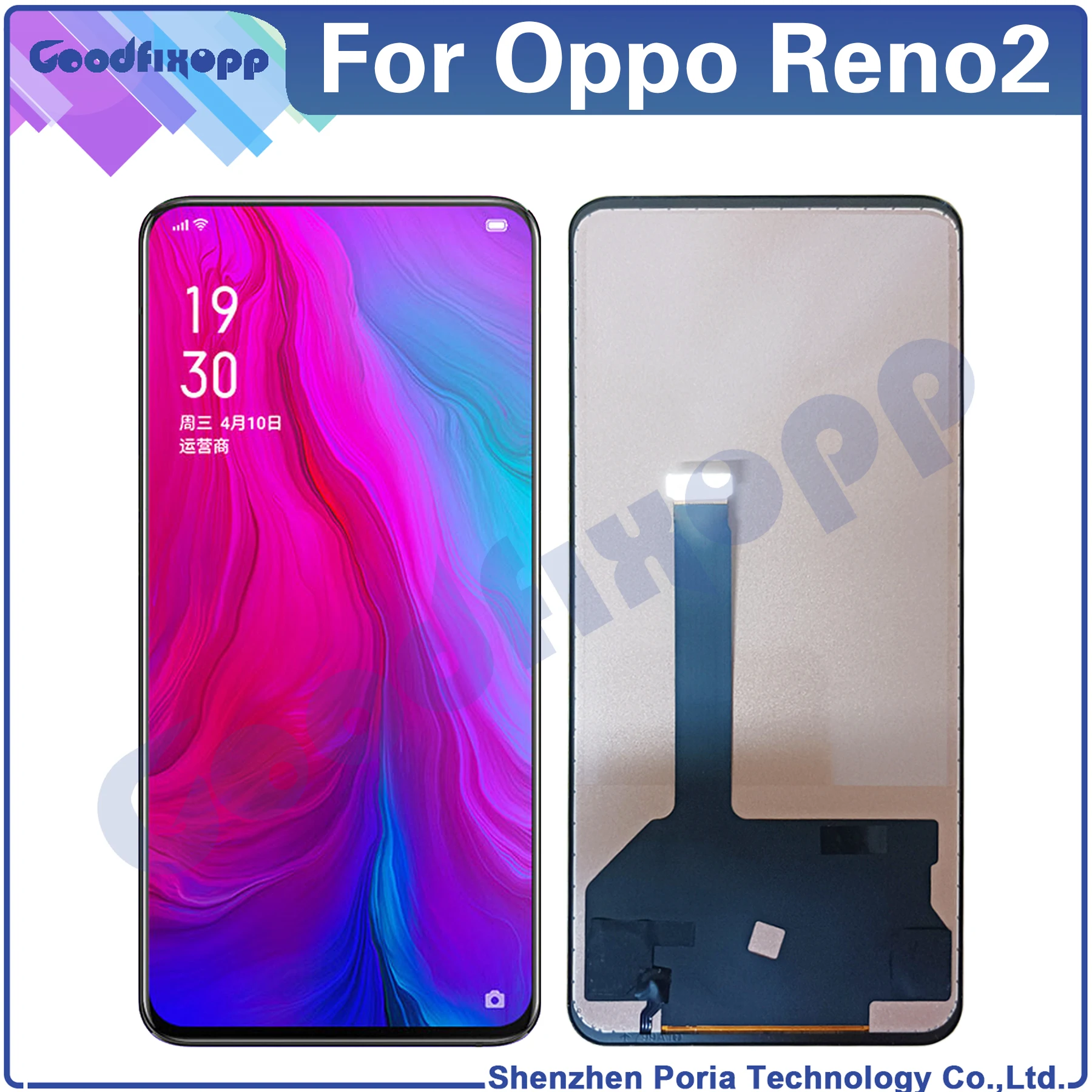 

6.5" Inch For Oppo Reno2 LCD Display Touch Screen Digitizer Assembly ​​For Oppo Reno 2 PCKM70 PCKT00 PCKM00 CPH1907 Replacement