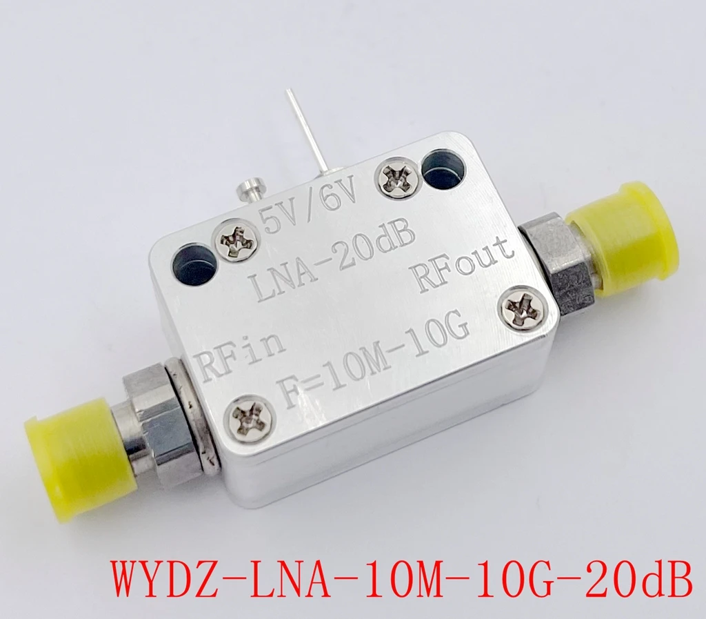 WYDZ-LNA-10M-10G-20dB Ultra-wide Band RF Low Noise Amplifier 10MHz - 10GHz with SMA Female Connector