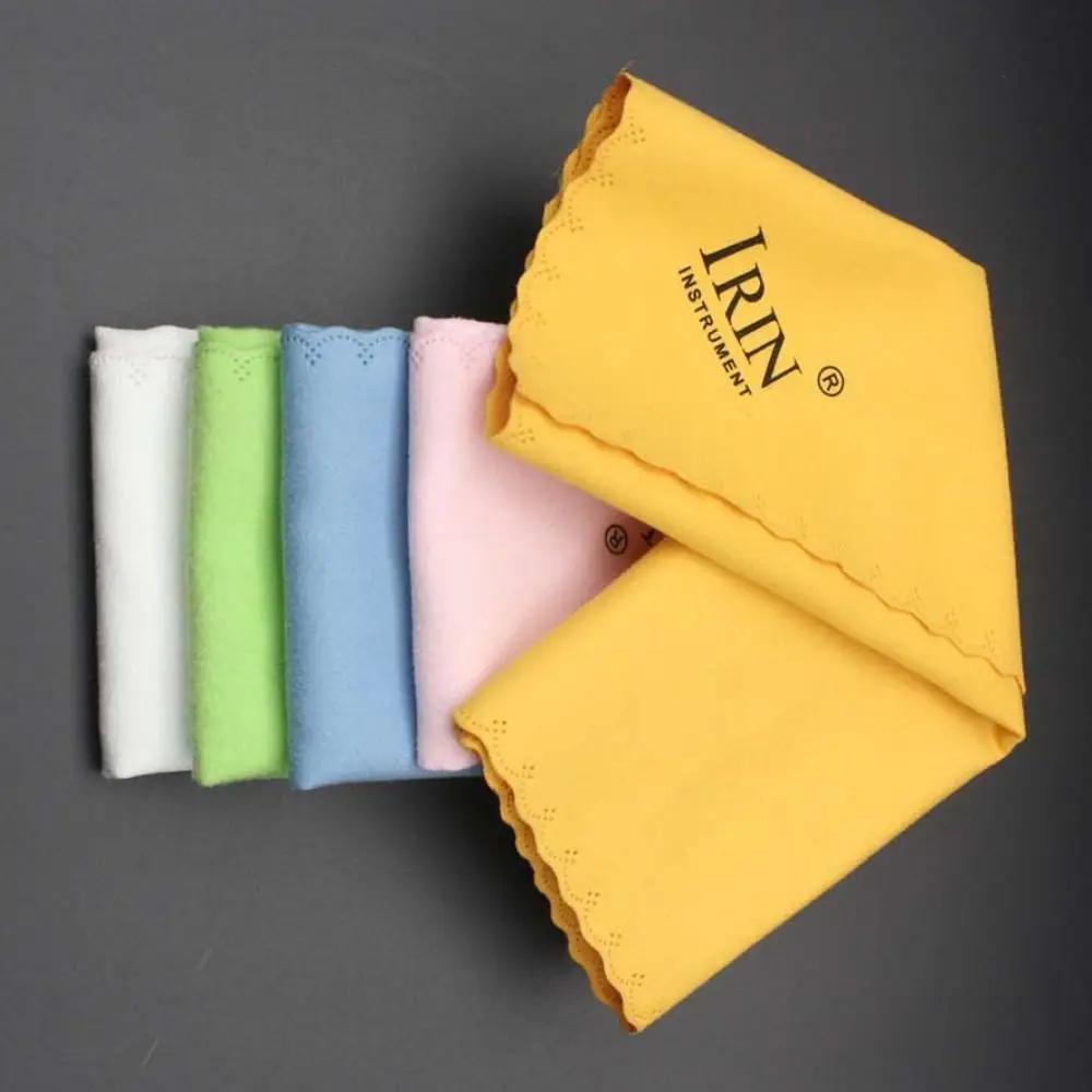 

Soft Surface Instrument Clean Cloth Professional Jaggedly Edges Guitar Violin Polish Cloth Musical Colorful
