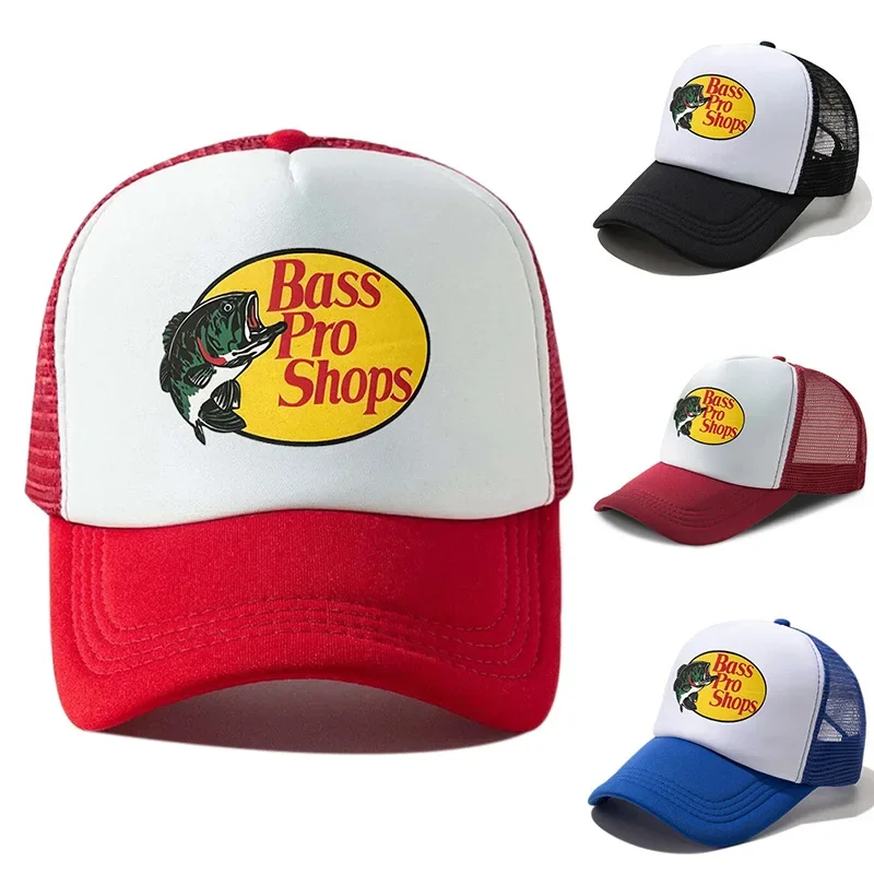 Bass Pro Shops Truck Cap Outdoor Fishing Duck Tongue Hat Sun Protection Skullies Beanies Hot Sale In Usa Europe