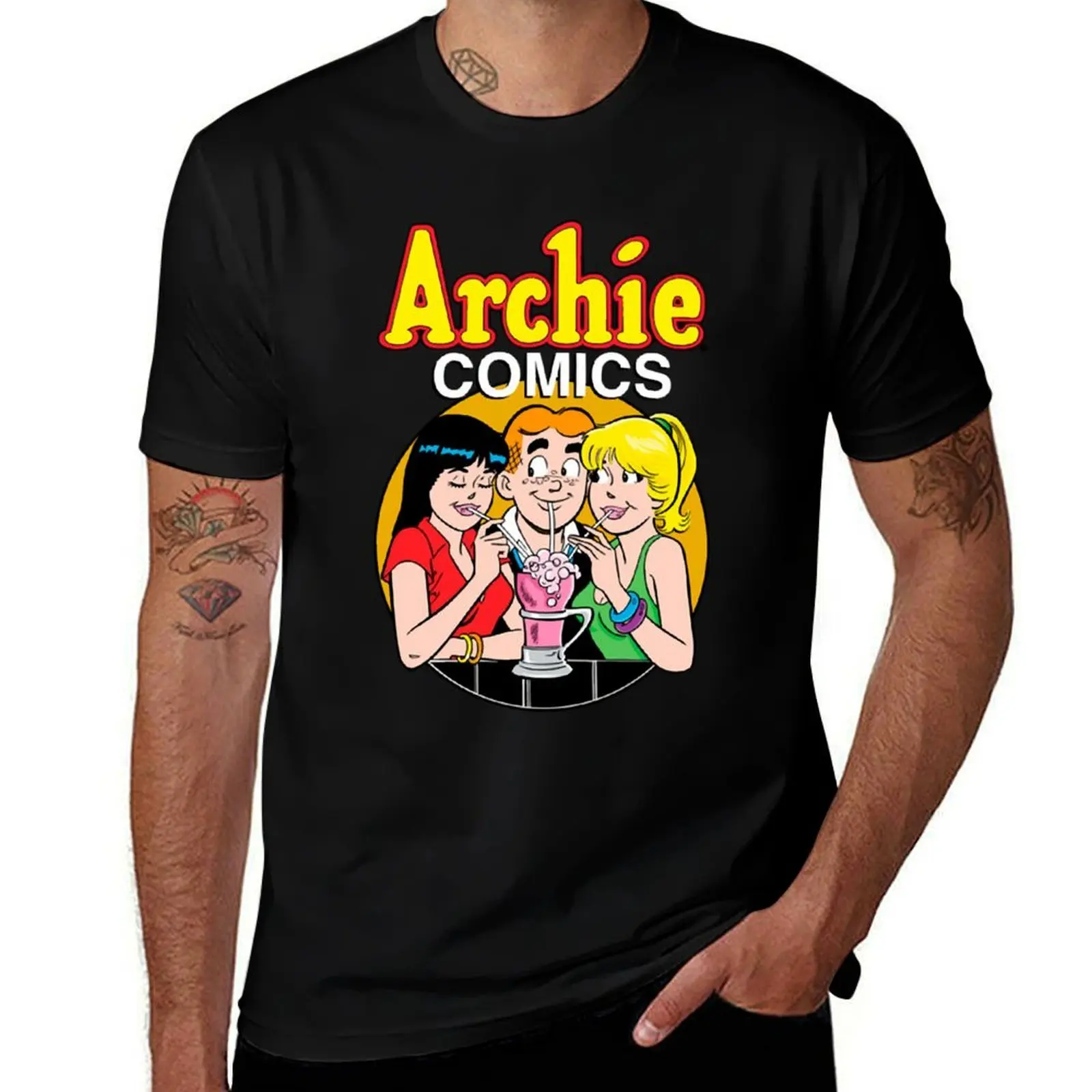 

Graphic Archie Comics Mens Best T-Shirt Fashion Letter Print T-Shirt
