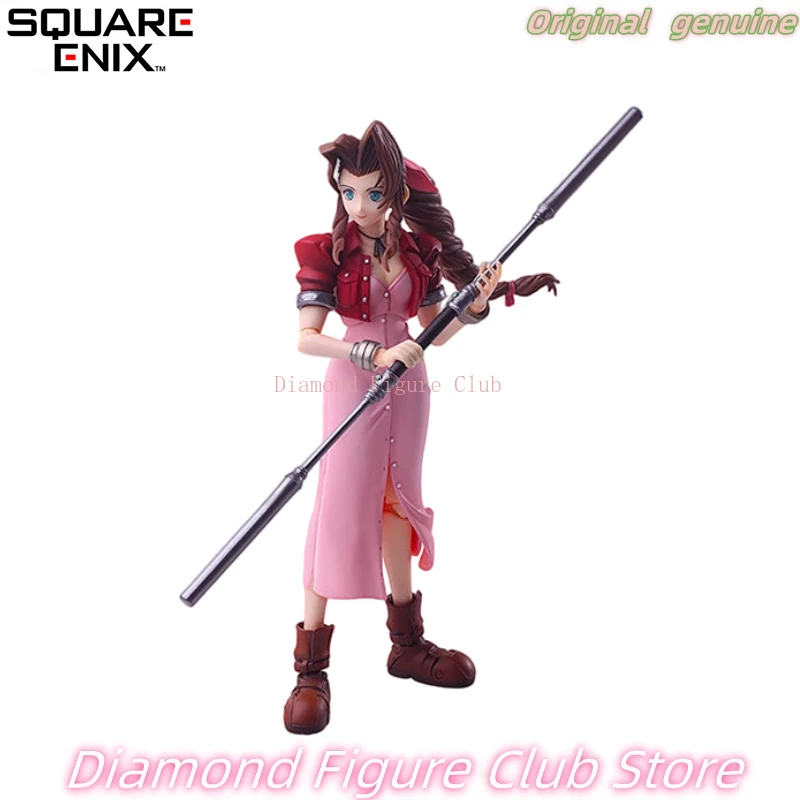 In Stock Original SE FINAL FANTA 7 BRING ARTS Aerith Gainsborough Action Figure Model Ornament Collection Toy