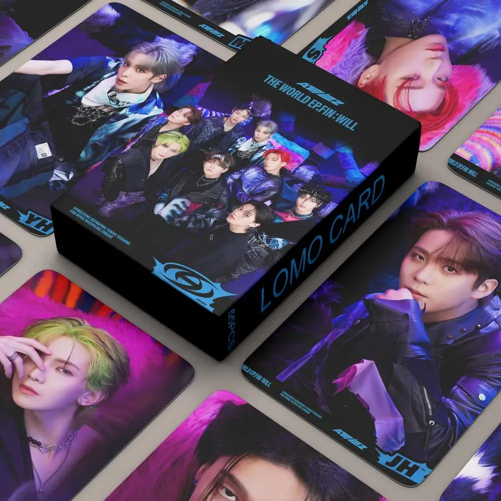 Kpop Lomo Card Collectibles Postcards Album Cards Handsome Boy Groups Printed Pictures Set Premium Merchandise HD