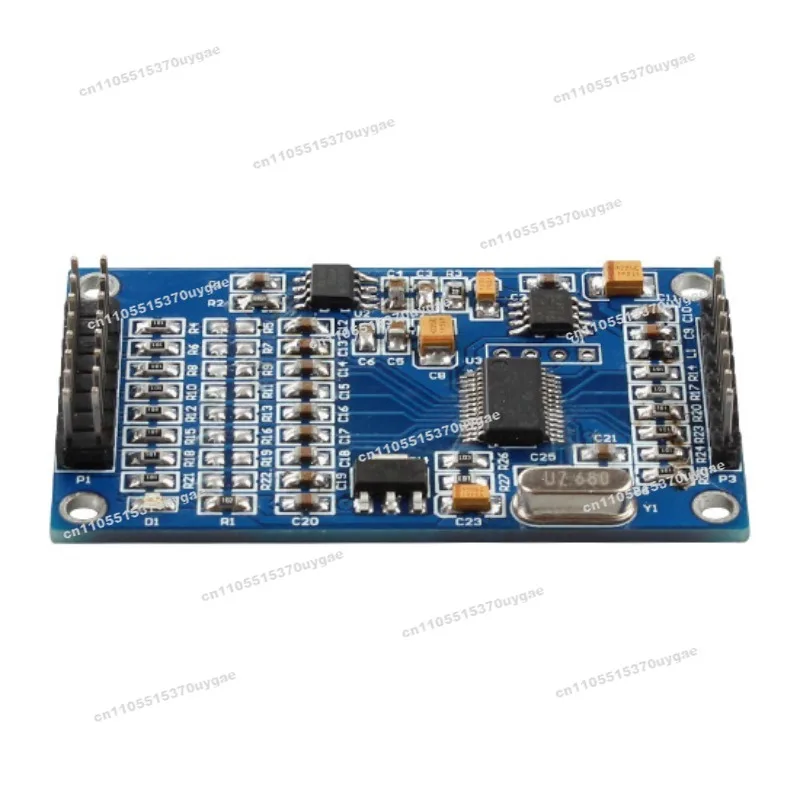 ADS1256 24-bit 8-channel ADC AD Module, High-precision ADC Acquisition Data Collection Card XD-86