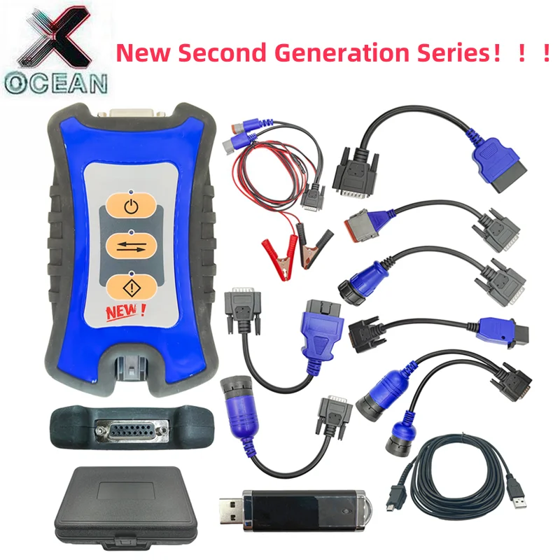 

Последняя модель NEXIQ-3 USB Link2 125032 Диагностический сканер для дизельных грузовиков BT для тяжелых грузовиков, диагностический инструмент