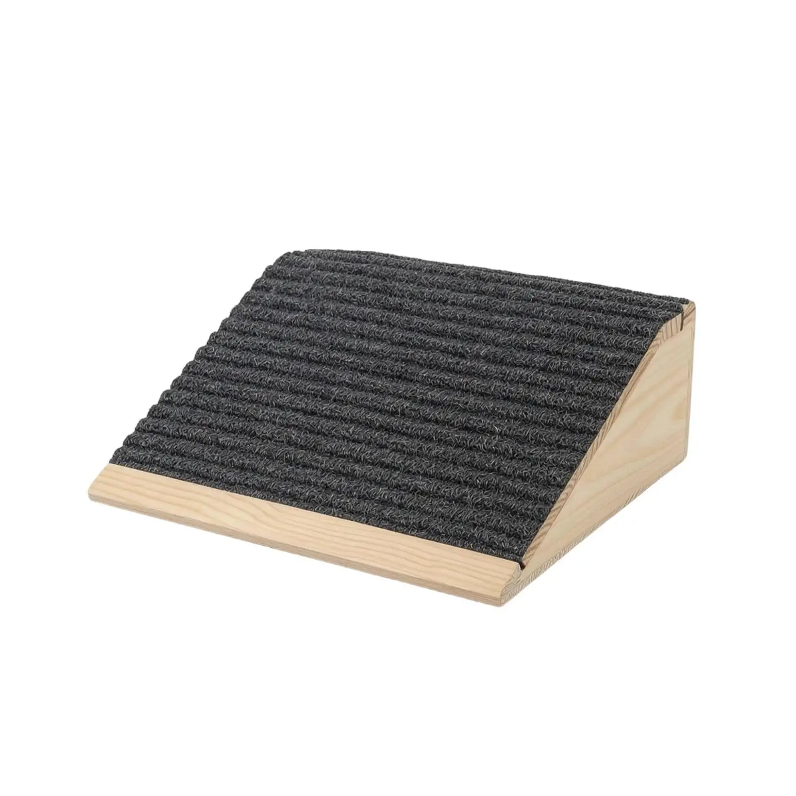 Folding Dog Ramp for Bed Couch Portable Wooden Pet Ladder with Non Slip Carpet for Small Dogs