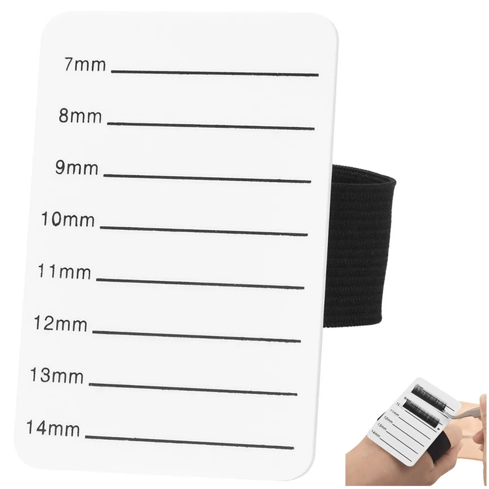 1pc Lash Tray Acryl Wimpern Display Board 7-14Mm Falsche Wimpern Halter Langlebig Tragbare Verlängerung Werkzeug Für make-up Studio