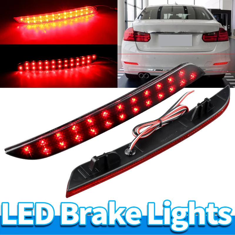 

2PCS LED Rear Bumper Light FOR BMW 3 Series F30 F31 F34 Sedan 4-Door Touring 5-Door Gran Turismo 5-Door 2012-2015 63147301187