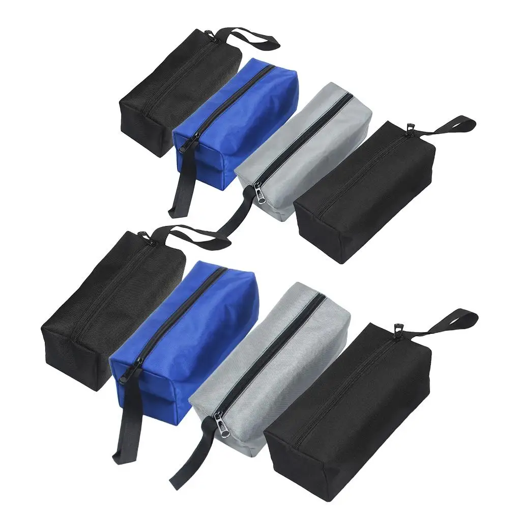 Small Zippered Tool Bag Portable Oxford Cloth Multi-purpose Organizer Pouch for Household and Workshop Tools