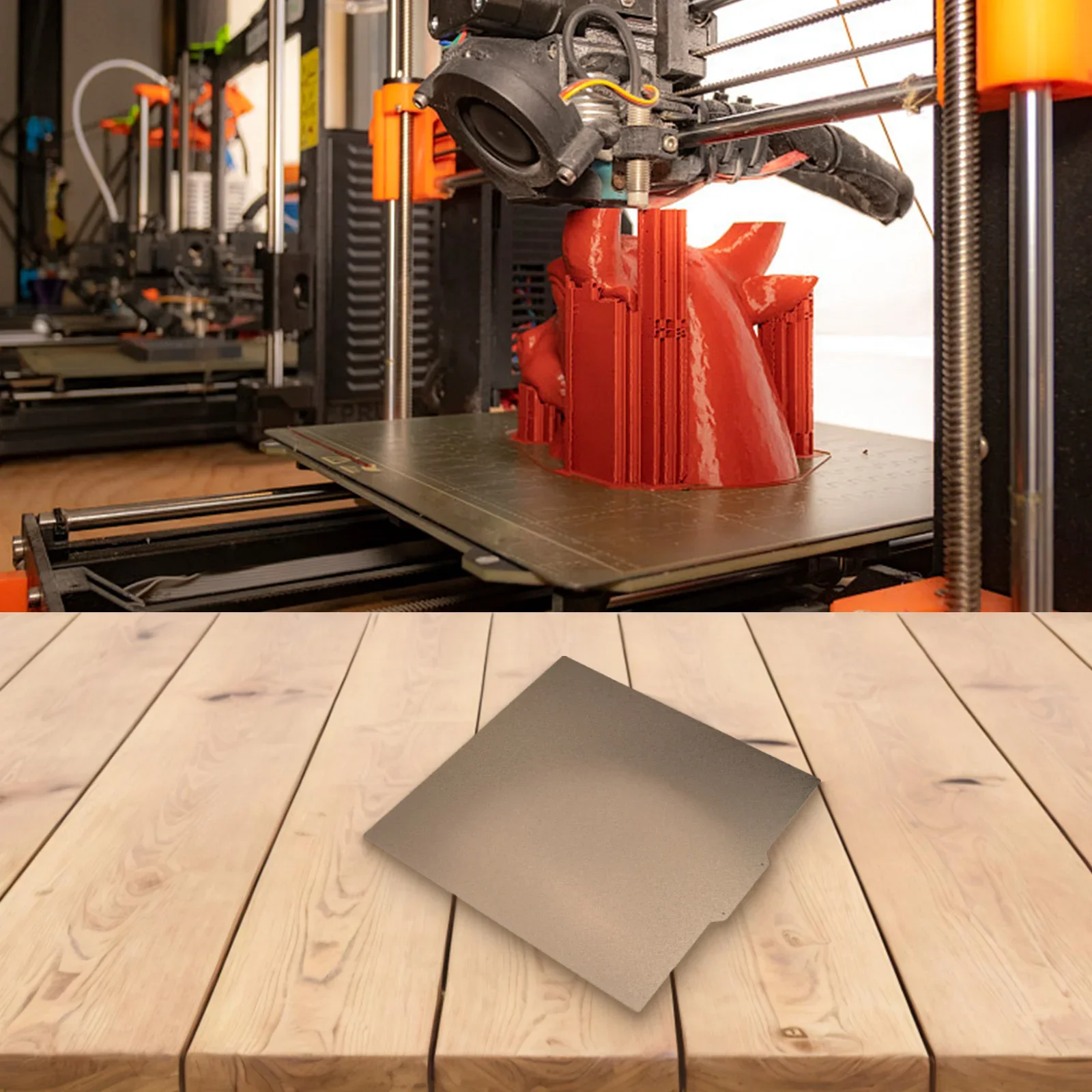 

330x330 мм 13x13 дюймов двухсторонний лист PEI матовое покрытие PEI высокотемпературная стабильность магнитное основание стабильное формование