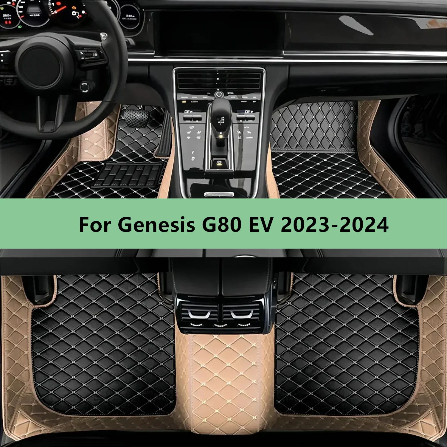 

Car Floor Mats For Genesis G80 EV 2023-2024 Floor Mats for Men Women Car Interior Accessories