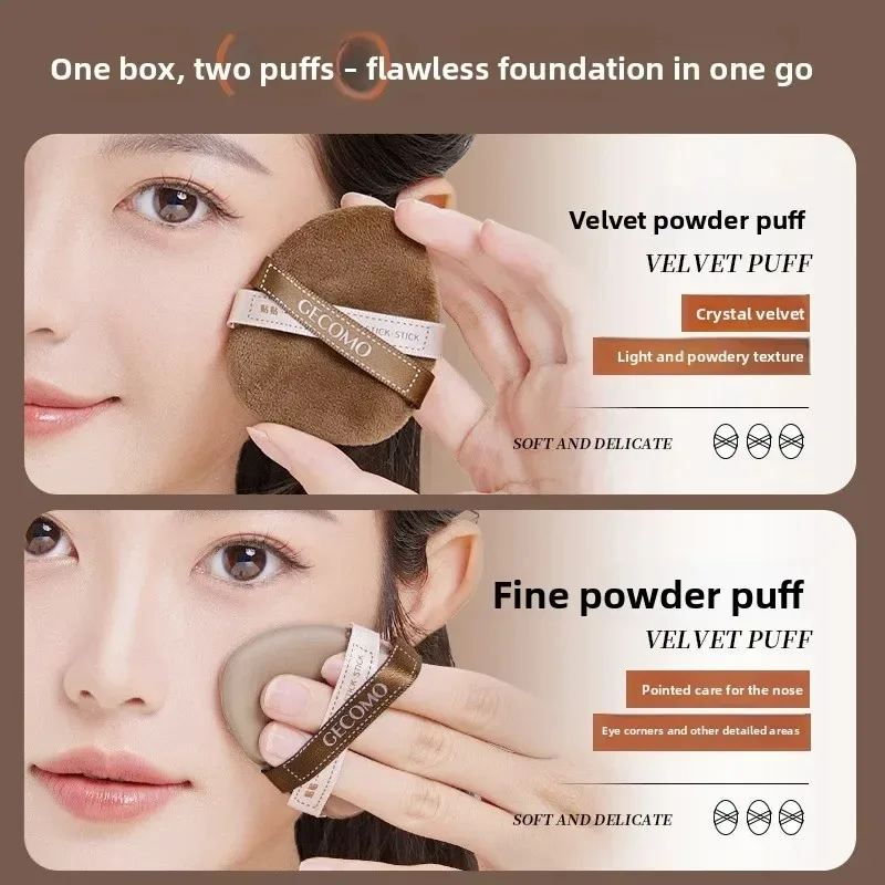 Premium Soft Makeup Sponges, Dry & Wet Dual-Use, Flawless Foundation Application, Ice Touch Skin-Friendly Blender Puff