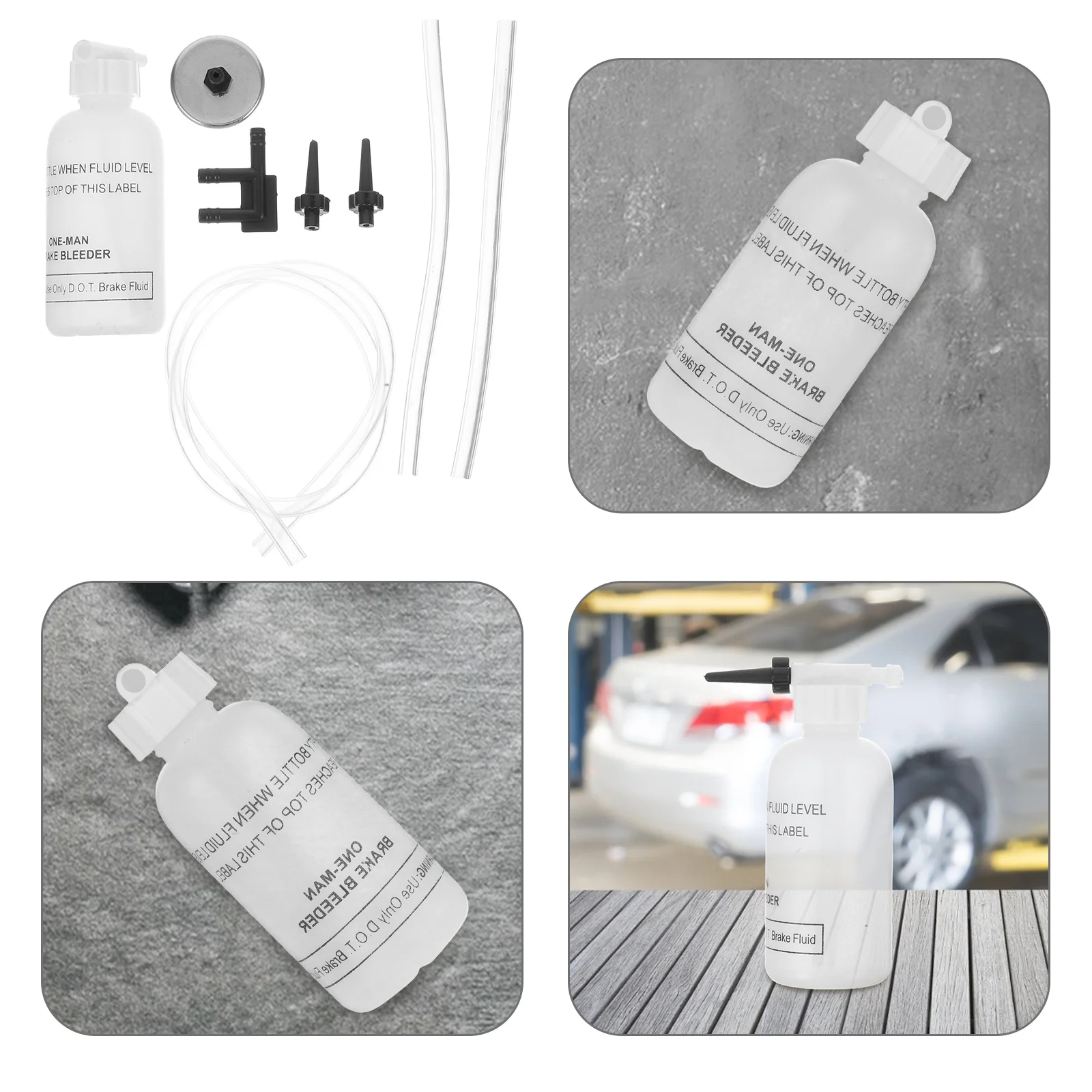 

1Set Brake Fluid Extractor Kit Small Universal Brake Bleeder Manual Fluid Changer Motorcycle Oil Tube Tool Break Bleeder Kit