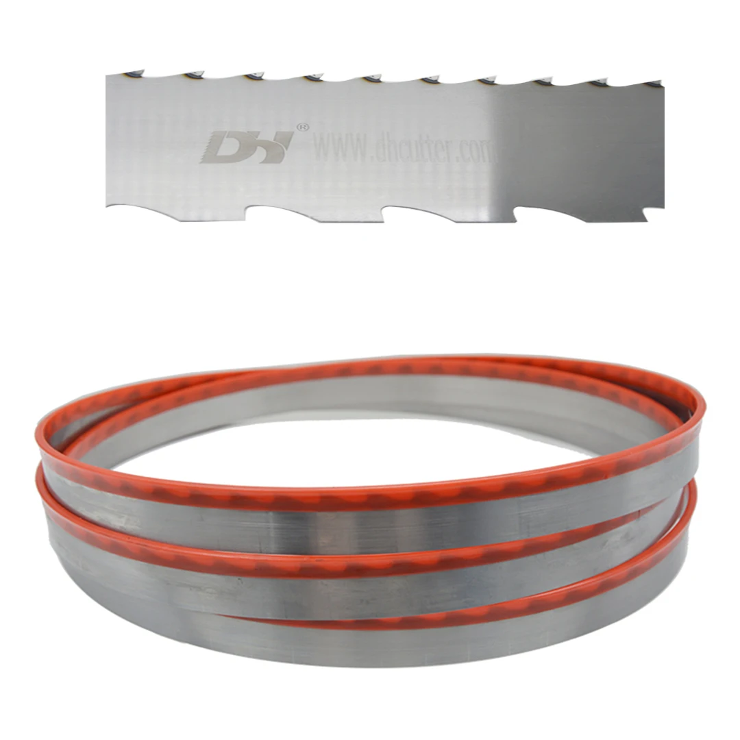 

Wood Band Saw Blade With Steliite Carbide Tip Europe Hot Sale High Frequency For Horizontal Machine Welded Steel Band Saw Blade