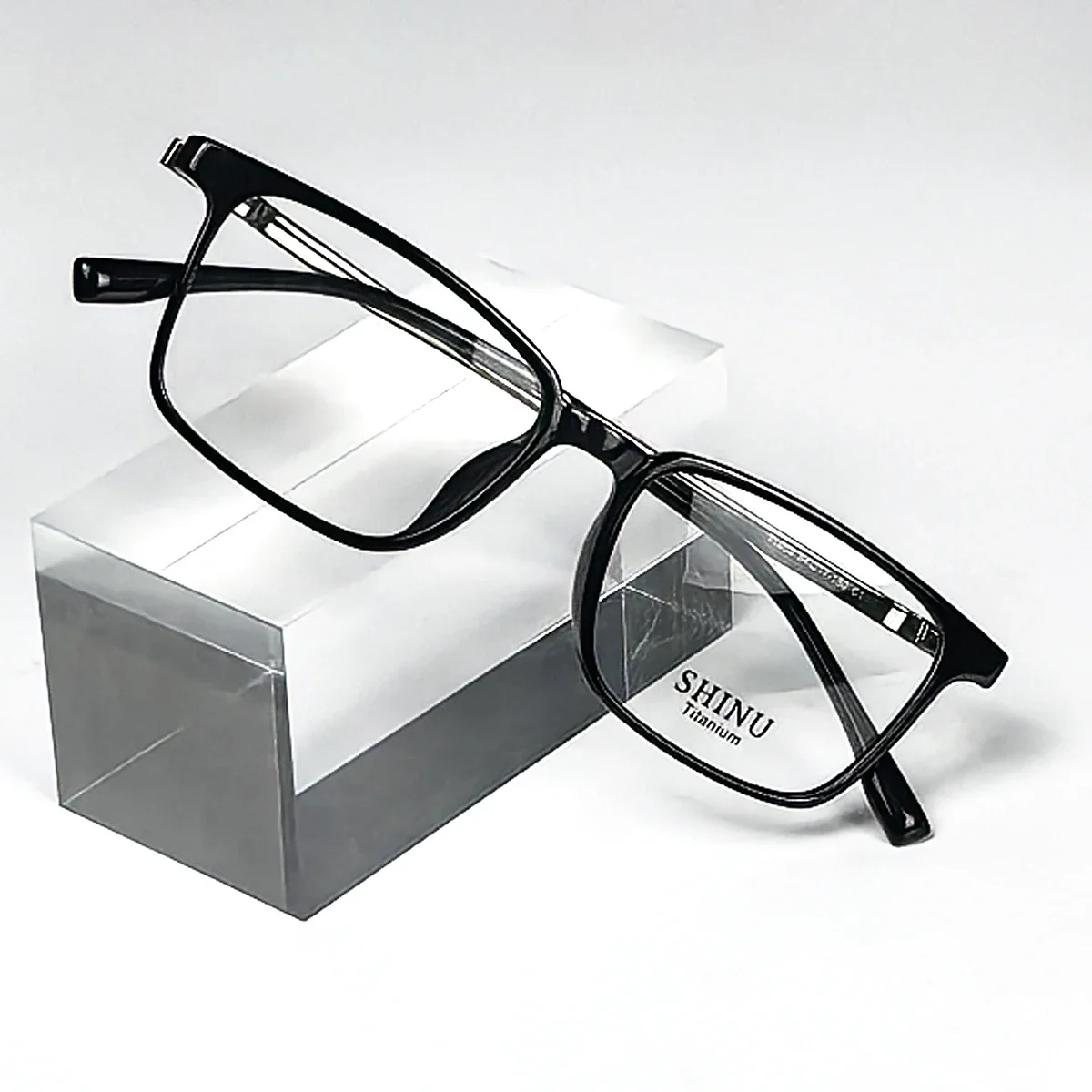 SHINU Photochrome Multifokalbrille Nah- und Fernbrille mit Titanrahmen für Herren Intelligente progressive Gläser – Detail 10