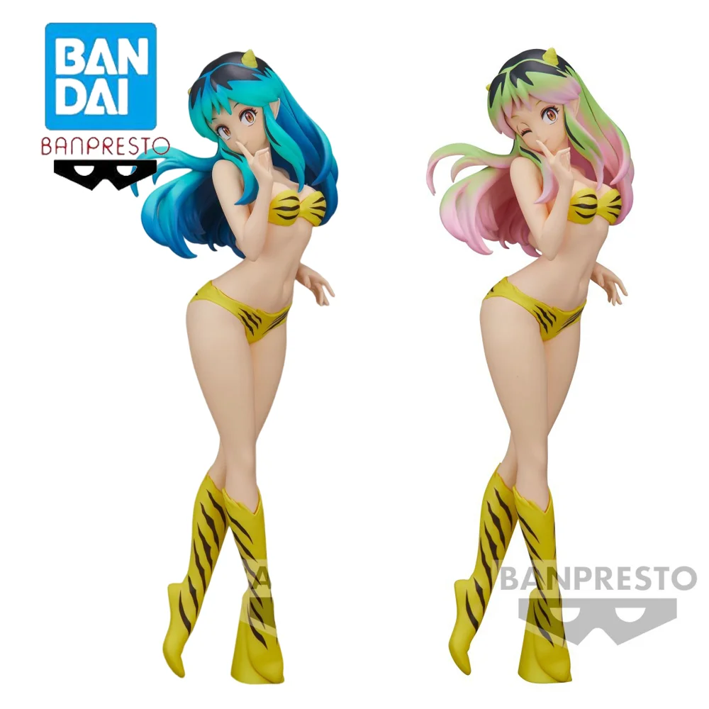 

Оригинальная фигурка Bandai Banpresto из аниме «Лум» с блестками и гламурами, уросей яцура в коробке, коллекционная брендовая новая модель игрушка с орнаментом