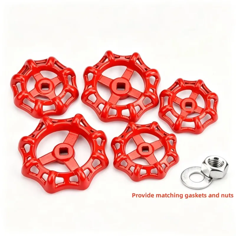 5*5mm 6*6mm 7*7mm 8*8mm 9*9mm Cast Iron Valve Handle Gate Valve Ball Valve Hand Wheel Shutoff Value Decorative Pipe Fittings