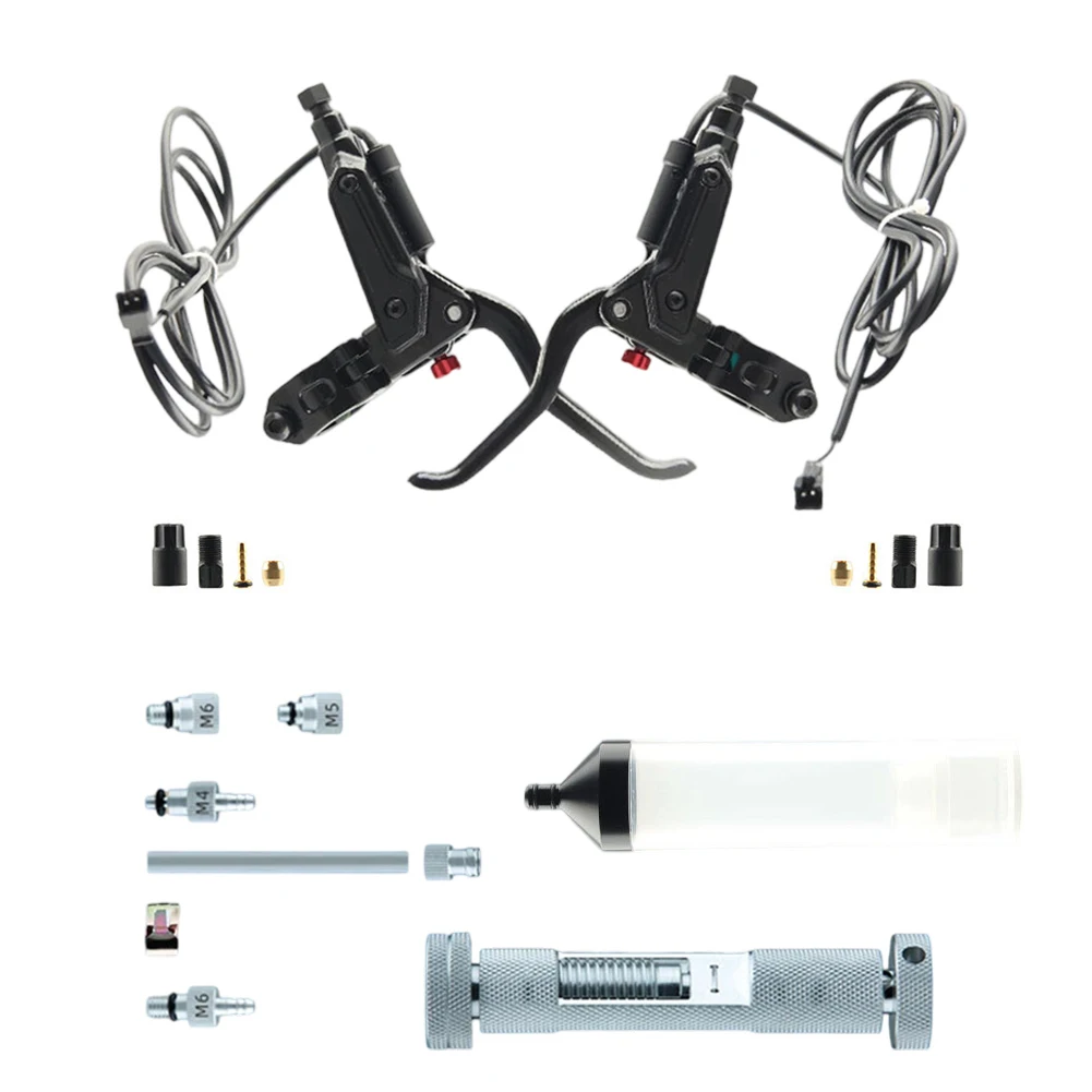 

2pin SM Connector Brake Lever Electric Bike Brake Lever Hydraulic Brake Lever Aluminum Alloy Brake Handle Lever