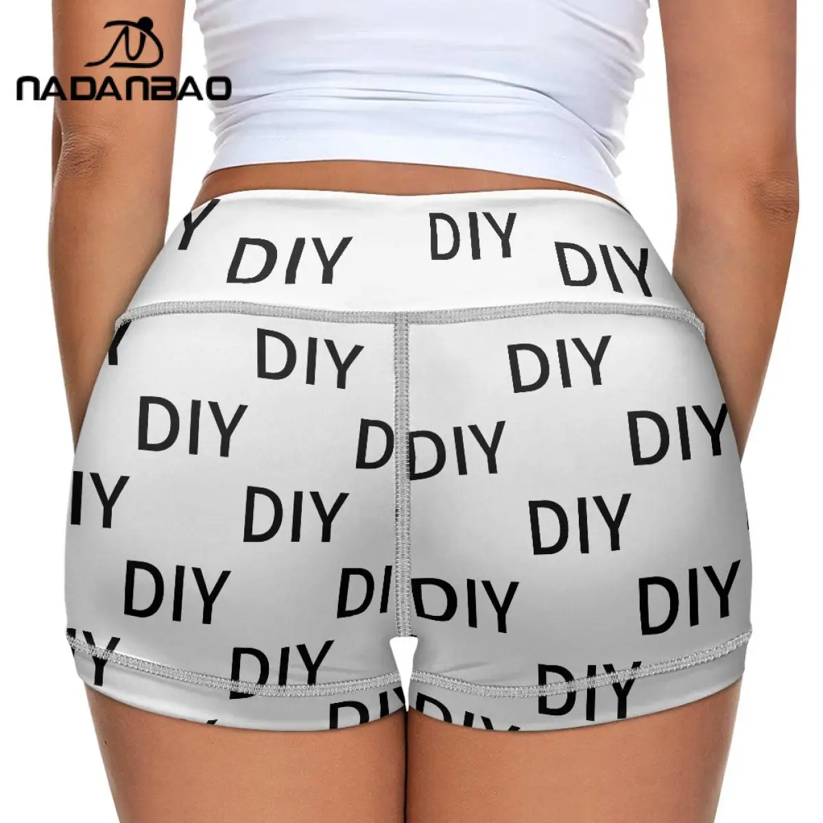 Calças apertadas Yoga para Mulheres, Shorts Photo Lounge personalizados, Calções Esportivos Casuais, Imagem Face Personalizada, Presentes de Namorada