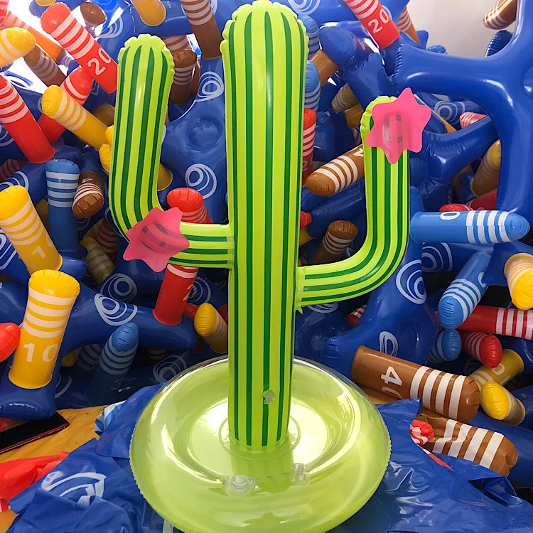 Children's Intellectual Toy Game Water Parent-child Interactive Toy Ferrule Inflatable Cactus Can Be Filled with Water Fun Toys