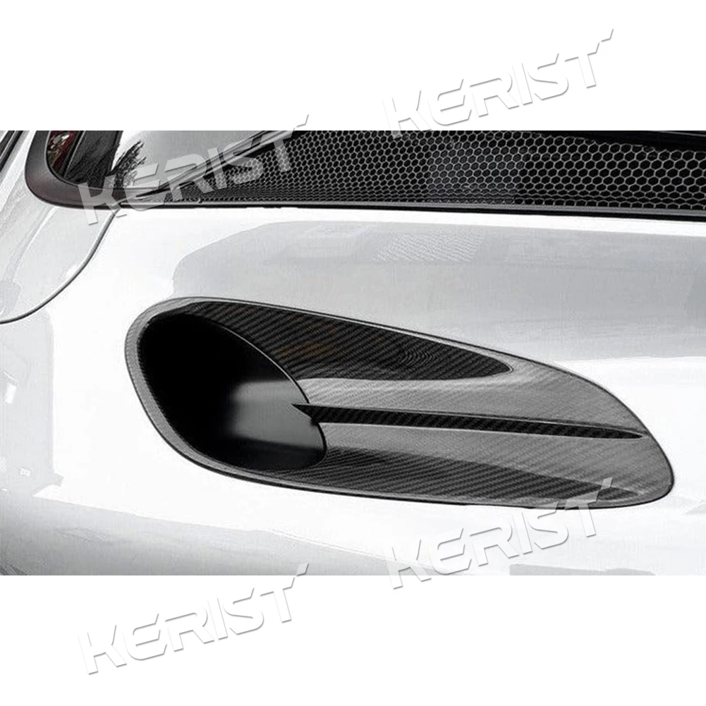 

For McLaren GT 2021-2025 Dry Carbon Fiber 2pcs Side Fender Vent Covers
