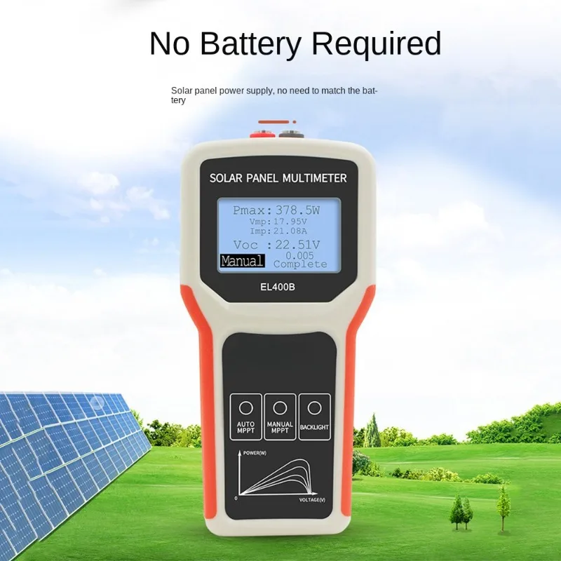 EL400B EY800W EY1600W PV panel multimeter, solar panel MPPT tester power meter