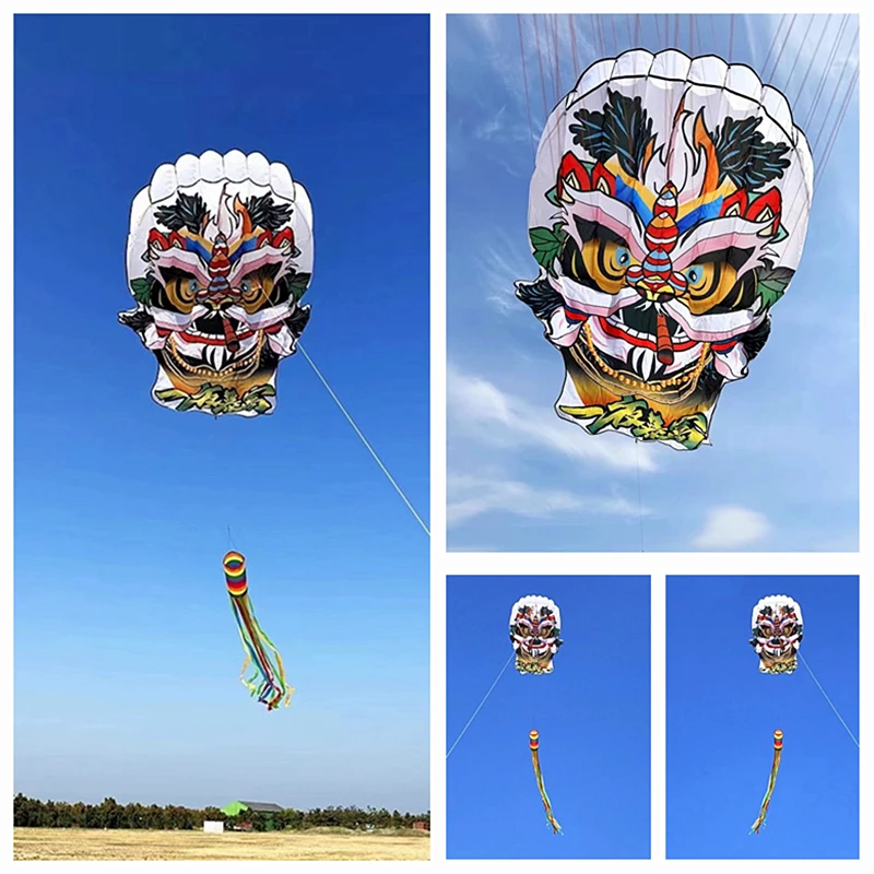 Free Shipping Chinese traditional kites flying inflatable kites string line lion kites toys outdoor game giant paper aircraft