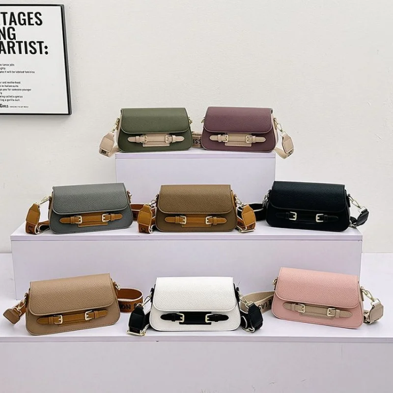 

Luxury Brand Fashionable Leather Women's Shoulder Bag Elegant Classic Paris Chic Trim Trendy Daily Vintage Bag​