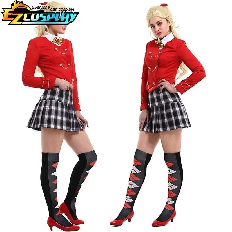 Women's Veronica Sawyer Cosplay Costume Outfits Halloween Heathers the Musical Costume Skirt Suit