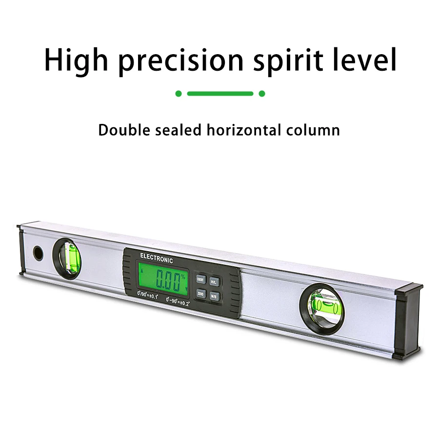 Digital Inclinometer Protractor Electronic Spirit level Bubble Box 360 degree Magnetic Goniometer Angle Slope Meter Ruler