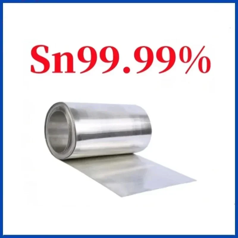 Metal Material High Purity Tin Foil Sn99.99%, Thickness (0.03mm-2mm) Industrial Research Tools Scientific Research