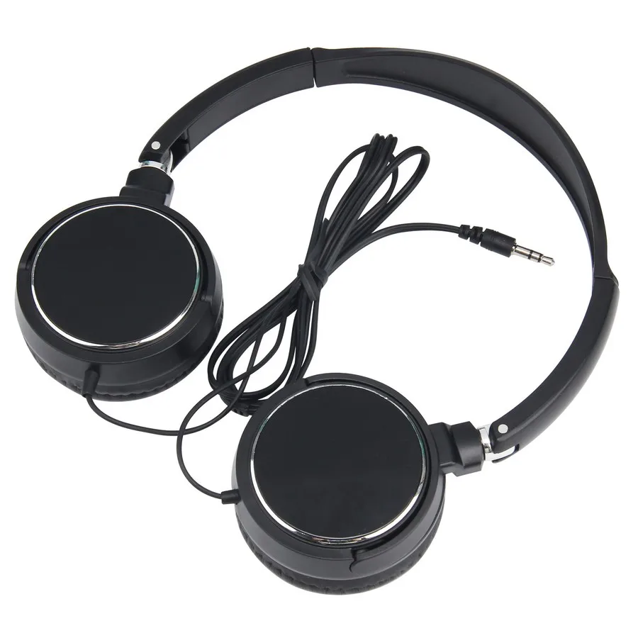 50pcs Wired Gaming Headphone Foldable Portable 3.5mm Plug Suitable for PC Smartphones For Students Study Headset Gift Headphones