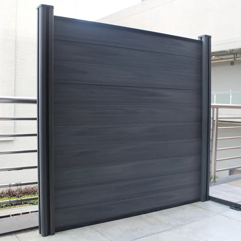 High Quality 6 Feet WPC Garden Fence Panel China Made Composite Fence for Home Garden Privacy Protection for Yards