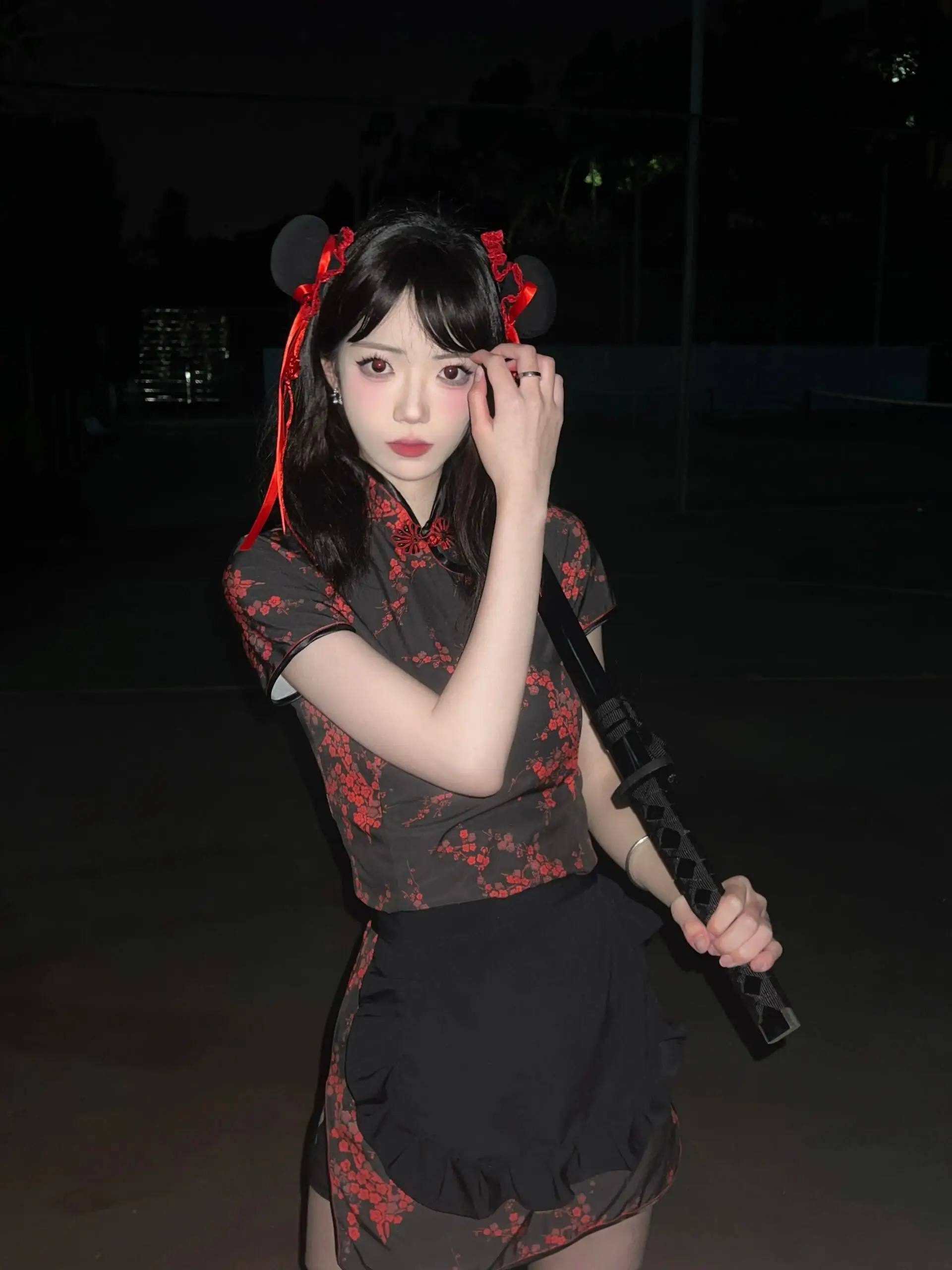 جديد الصينية Sle Dr loween Cisas Cosplay orm المدرسة orm ort شق منخفض ort Sve #3