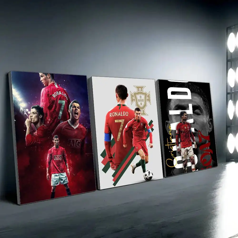 C-Cristiano R-Ronaldo CR7 Poster Gallery Prints Self Adhesive Home Decor Decoration Wall Decals Living Room Sticker S