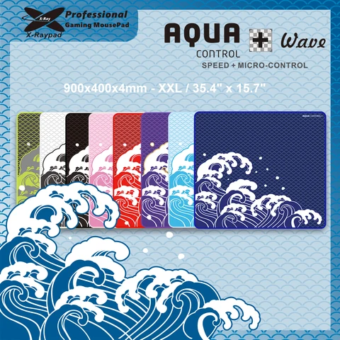 Коврик для мыши X-raypad Aqua Control Plus Wave Series APEX 900x400 мм — изображение товара