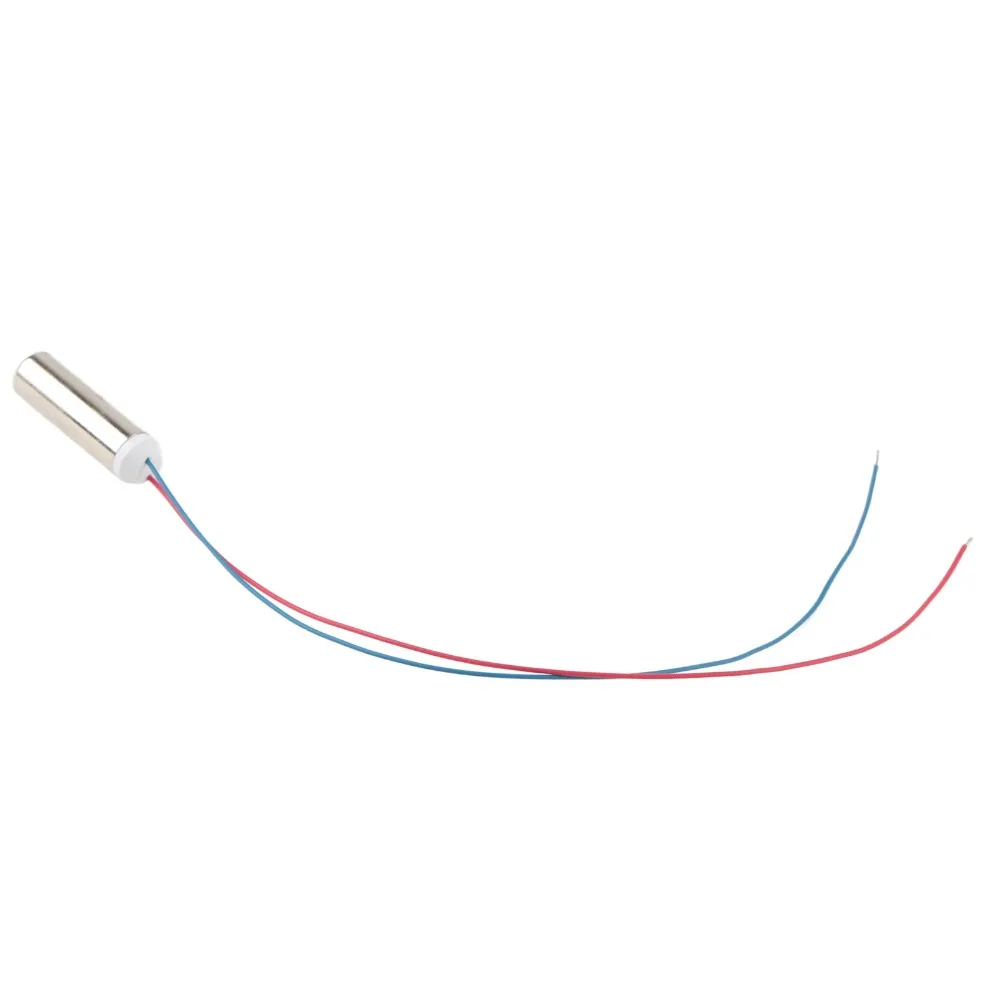 5pcs Durable Waterproof Coreless Vibration Motor 7x25mm 1-6V Vibrating Motor 14500rpm Miniature Motor For Electric Toothbrush