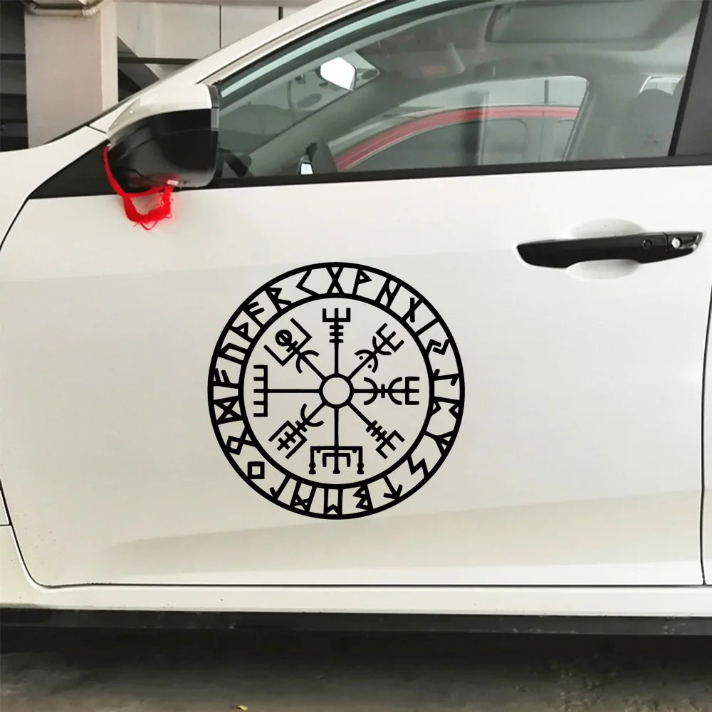 1pc Vinyl Celts and wizards Car Sticker Viking Rune Car Accessories Exterior Styling Funny Auto Stickers And Decals