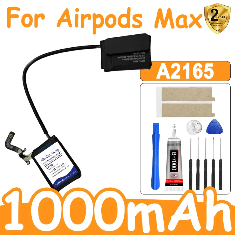 

A2165 Battery 4.35V 1000mah for Apple Airpodsmax Headset Airpodsmax Battery