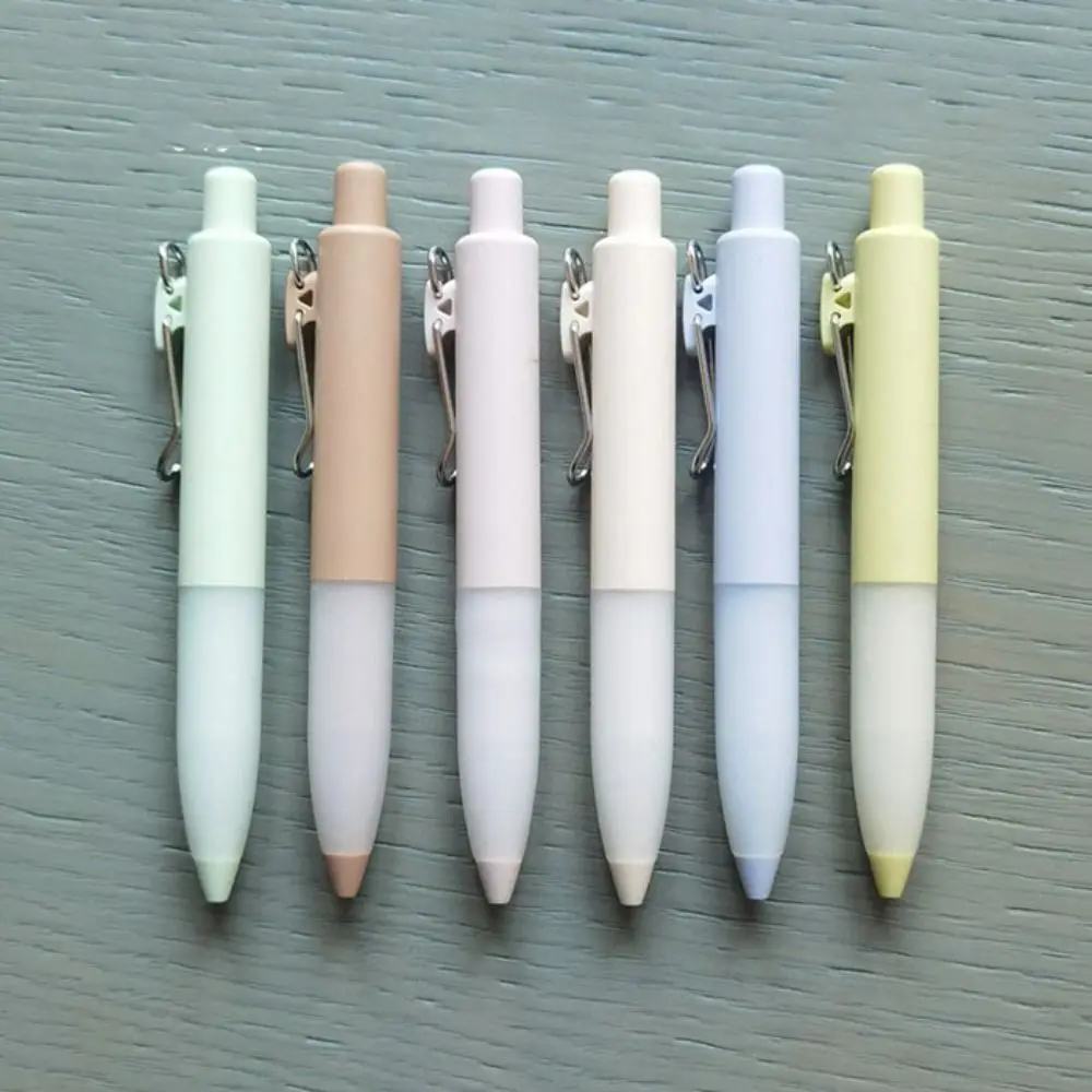 

High Beauty Short Plastic Personalized Small Fat Carrot Ding Pen 0.5mm Portable Pocket Neutral Pen
