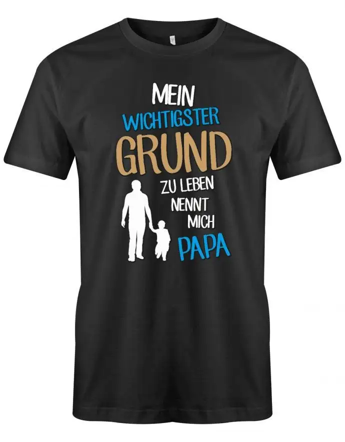 Papa T Shirt Mein Wichtigster Grund Zu Leben Nennt Mich Lustig Geschenkidee Für