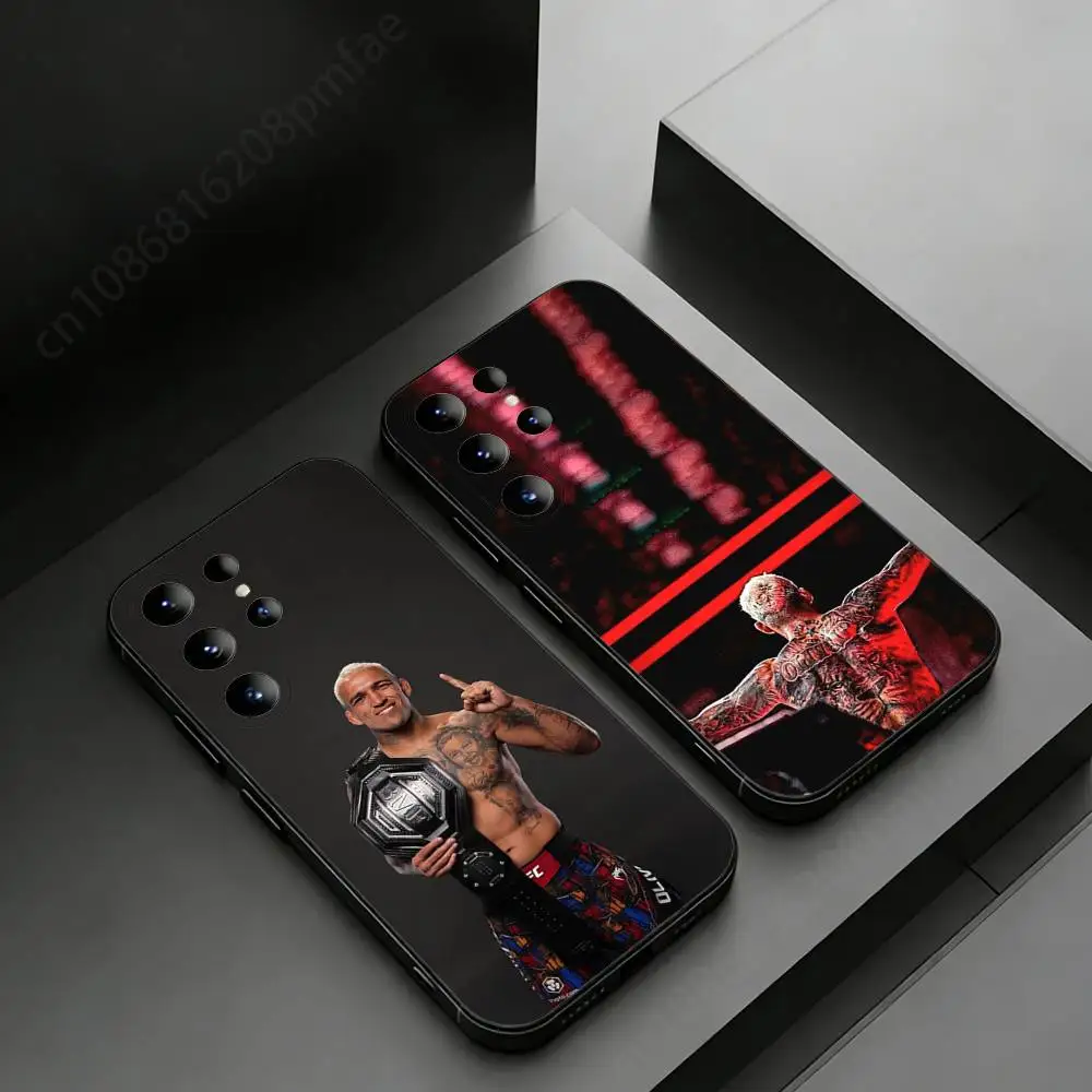 

U-Ufc Charles Oliveira Phone Case for Samsung Galaxy S20,23 Ultra S24,22 Plus S25,26,21FE TPU Cover